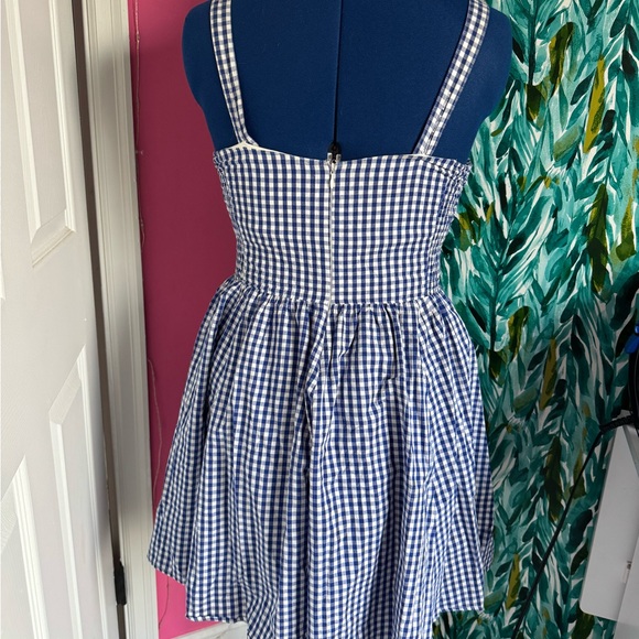 Trashy Diva Blue Gingham Hottie Dress - Picture 5 of 6